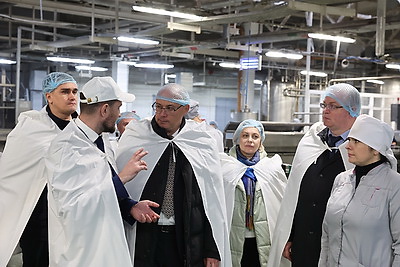 Матусевич ознакомился с работой ряда предприятий Быховского района