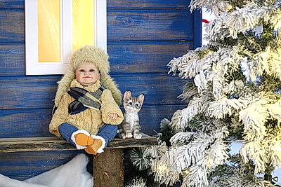 Деревушка Деда Мороза в \"Первом торговом\" принимает гостей