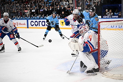 Минские динамовцы уступили СКА и прервали серию из девяти игр с набранными очками