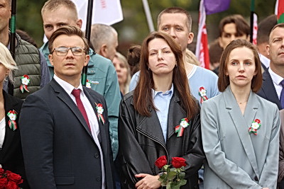 В Бресте прошел митинг, посвященный Дню народного единства