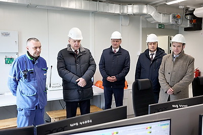 Сергеенко ознакомился с производством Лукомльской ГРЭС
