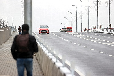В столице открыли движение по путепроводу между ул.Московской и пр.Независимости