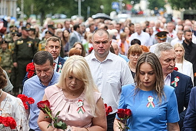В Гродно прошел митинг ко Дню освобождения города