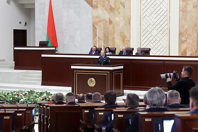 В Минске состоялось совместное заседание Палаты представителей и Совета Республики