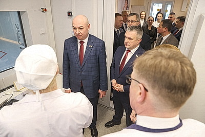 Кабинет МРТ и обновленное стерилизационное отделение открыли в Жлобинской районной больнице