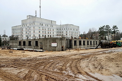 В Гомеле возводят новый корпус областного онкологического диспансера