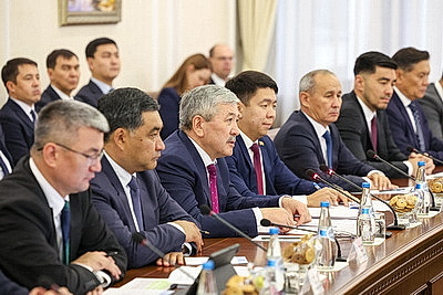 Турчин провел встречу с председателем Кабинета министров Кыргызстана