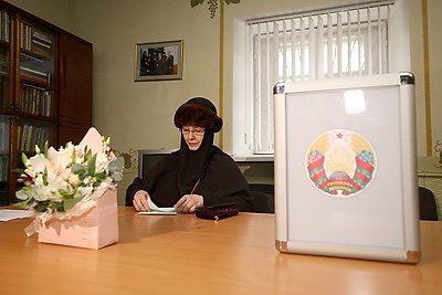 Монахини Гродненского Свято-Рождество-Богородичного монастыря приняли участие в выборах