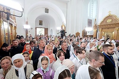 900 лет веры. Праздничные торжества проходят в Спасо-Евфросиниевском монастыре в Полоцке