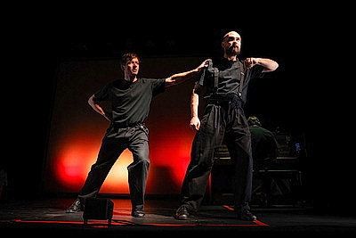 Московский театр \"Мастерская Петра Фоменко\" начал гастроли в Минске со спектакля о Маяковском