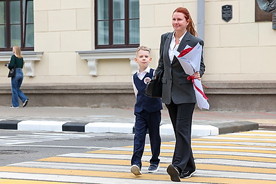 После реконструкции открылась одна из старейших школ Минска на ул.Красноармейской