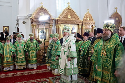 900 лет веры. Праздничные торжества проходят в Спасо-Евфросиниевском монастыре в Полоцке