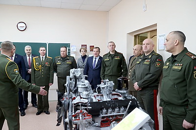 Военную кафедру открыли на базе Белорусско-Российского университета