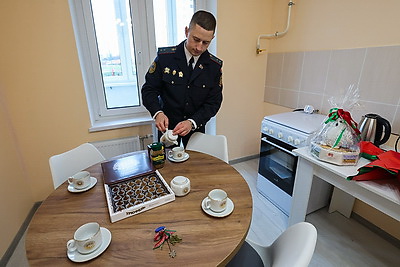 28 сотрудников Департамента охраны Орши стали обладателями ключей от арендного жилья