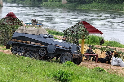 В Шклове прошла военно-историческая реконструкция боя \"Освобождение Шкловского района\"