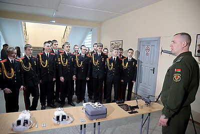 Военную кафедру открыли на базе Белорусско-Российского университета