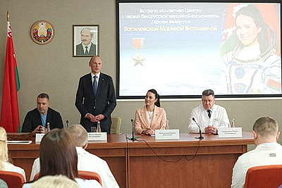Космонавт Марина Василевская встретилась с юными пациентами РНПЦ травматологии и ортопедии