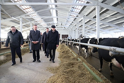 Новый молочно-товарный комплекс открыли в Клецком районе