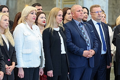 Дворец Независимости с экскурсией посетили работники \"Гродно Азот\"