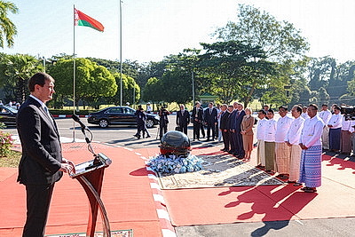 В честь официального визита Лукашенко улица в столице Мьянмы получила название, связанное с Беларусью