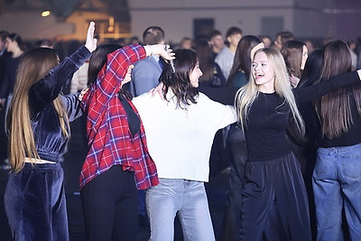 \"#Код будущего: твой цифровой след\". Учащиеся минских колледжей отметили день первокурсника