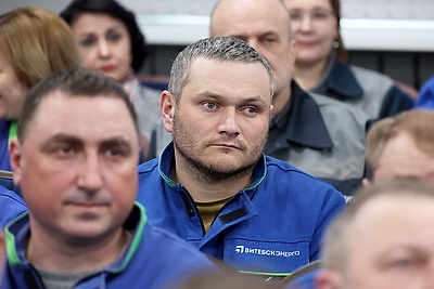 Сергеенко ознакомился с производством Лукомльской ГРЭС