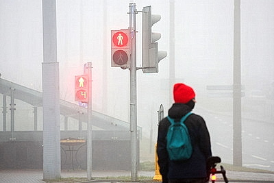 Туманное утро в Минске