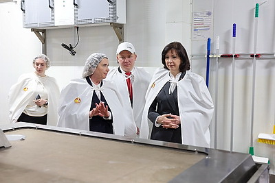 Развитие регионов, экономика. Кочанова встретилась с коллективом Верхнедвинского маслосырзавода