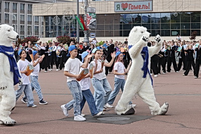 Празднично и ярко отметили День города в Гомеле