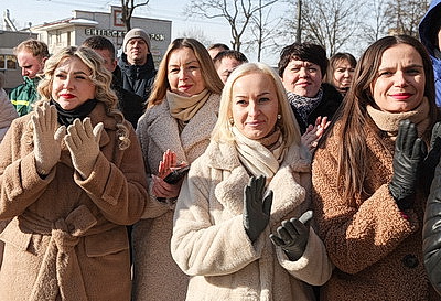 В Витебске открыли скульптуру \"Землеустроитель\"