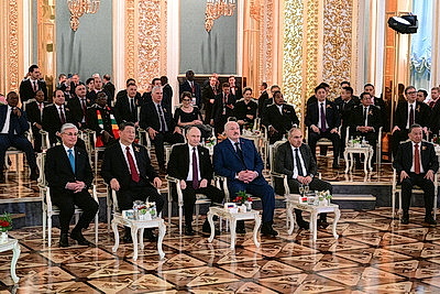 Лукашенко посетил концерт в Кремле для глав зарубежных делегаций