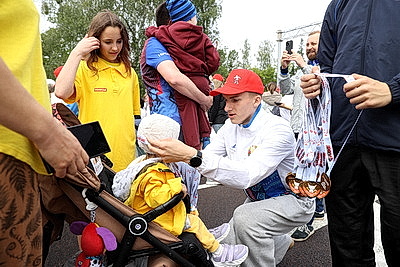 Легкоатлетический забег \"Первых\" прошел в Бресте