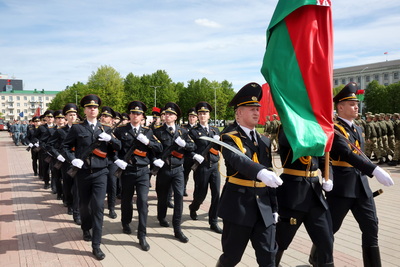 Репетиции парада в честь 80-летия Великой Победы прошли в регионах Беларуси