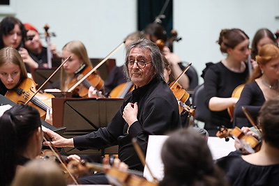 Белорусско-российский молодежный оркестр под управлением Юрия Башмета с успехом выступил в Минске