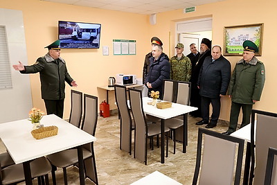 Новый комплекс погранзаставы \"Семеновка\" открыли в Гомельском районе