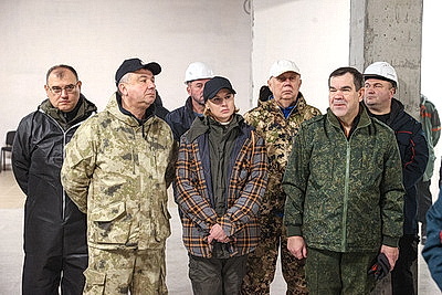 Республиканский субботник прошел на объекте строительства хирургического корпуса Минской облбольницы