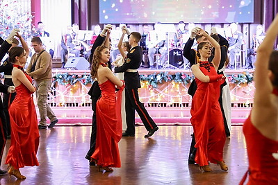 В Минском суворовском военном училище состоялся новогодний бал