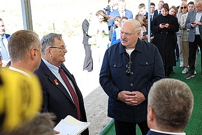 Лукашенко совершил рабочую поездку в Могилевскую область