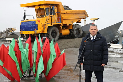 Линию дробления открыли после реконструкции на щебзаводе \"Глушкевичи\"