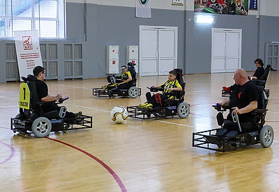 Первая в Беларуси команда по футболу на электроколясках создана в Витебске