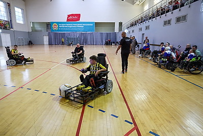 Первая в Беларуси команда по футболу на электроколясках создана в Витебске