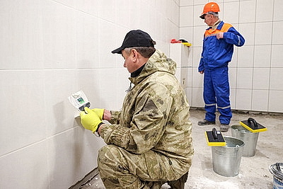 Республиканский субботник прошел на объекте строительства хирургического корпуса Минской облбольницы