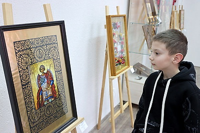 Посвященная украшениям икон областная выставка-конкурс открылась в Витебске