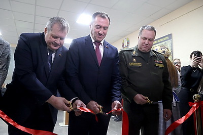 Военную кафедру открыли на базе Белорусско-Российского университета