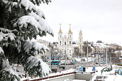 Настоящая зима пришла в Беларусь