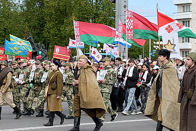 \"Шествие поколений\", военный парад, интерактивные площадки. В Витебске отмечают День Победы