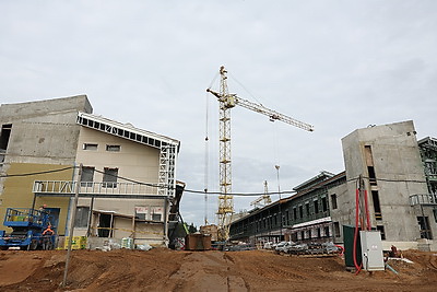 Выездное заседание прошло на объекте строительства инфекционной больницы