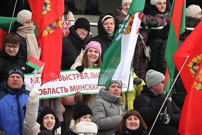 Смешанные эстафеты завершили программу \"Снежного снайпера\" в \"Раубичах\"