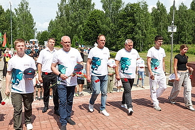 Совместный белорусско-российский \"Марш Победы\" прибыл в Дубровенский район