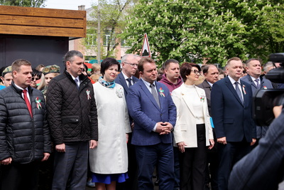 Катунин, Жуков, Денисенко. В Гомеле открыли три мурала в честь Героев Советского Союза